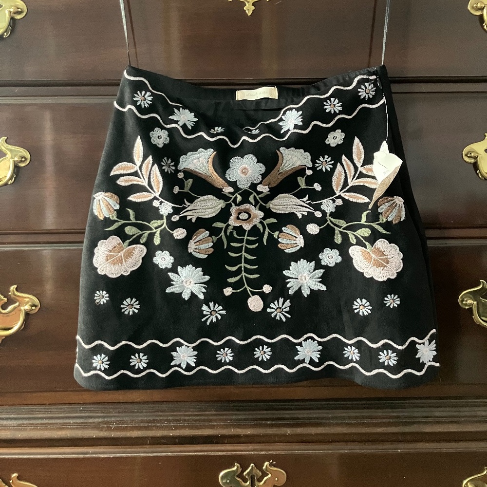 Billie Embroidered Mini Skirt by Altar’d state